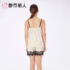 都市丽人睡衣女士睡衣薄家居服针织提花睡衣女士棉质吊带套装吊带短裤LHC2A6 商品缩略图2