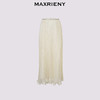 玛克门店发货：浪漫度假风收腰伞摆半身裙精致优雅感长裙A字高腰雪纺裙(货号:MS86SK009) 商品缩略图4