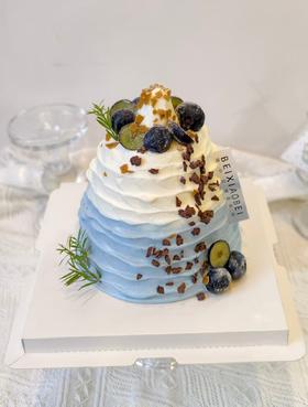 冷萃蓝莓椰奶冻