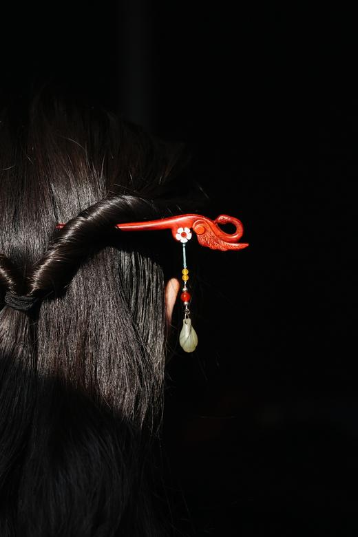 天鹅°小叶紫檀发簪 商品图5