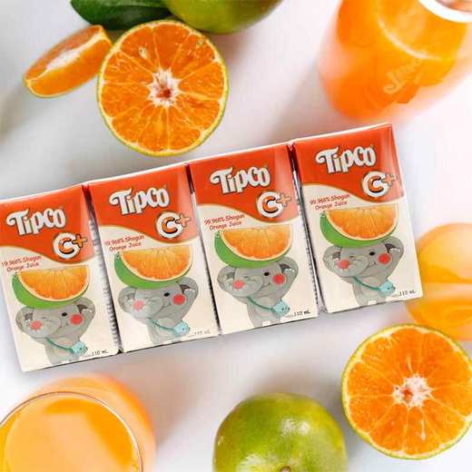 Tipco泰宝泰宝青橙汁110mlx4 025796 商品图1
