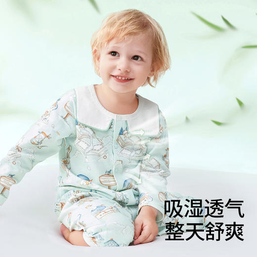 【孕味秒杀专享】贝肽斯婴儿衣服春秋款男女宝宝连体衣外出a类纯棉透气新生儿春装 商品图5