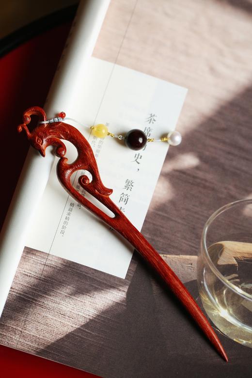 凤兮°小叶紫檀发簪 商品图1