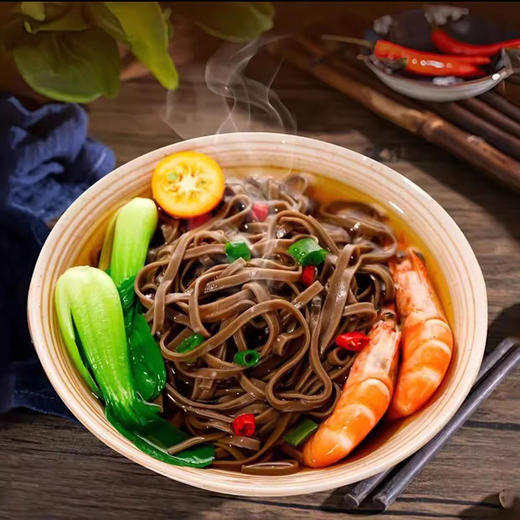 【任选3袋全国包邮，部分地区除外】神农小村姑 荞麦挂面  500g/袋 商品图2