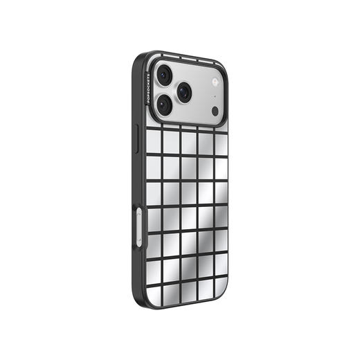 【闪亮派对】镜面迷宫 POPCASE手机壳 MagSafe Popcase磁吸款 银色 镜面壳 iPhone17/16/15/14/13 商品图0