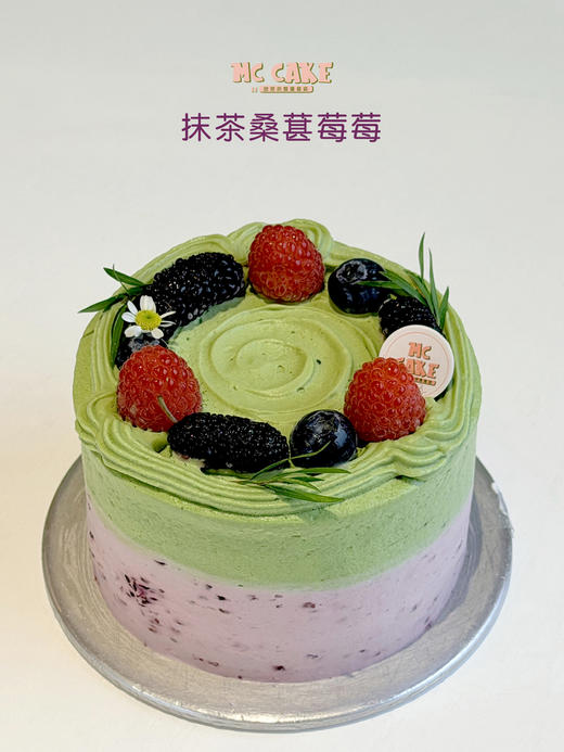 季节限定|抹茶桑葚莓莓【青岚抹茶奶油+可可戚风胚+可可千层皮+特调桑葚奶油+新鲜蓝莓+新鲜桑葚+现熬桑葚酱】 商品图1