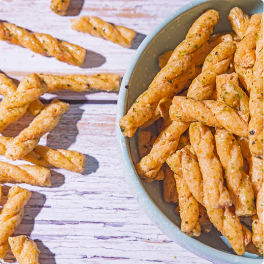 【2件立减5元】休闲零食 神农小山妹 葛根小麻花海苔味 240g/罐 商品图2