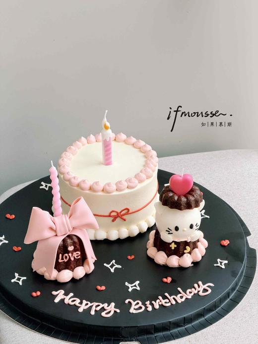 「女孩」可露丽造型小蛋糕 蜡烛颜色随机 商品图1