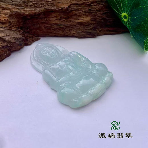 派瑞翡翠 翡翠观音 糯种 浅绿 商品图3