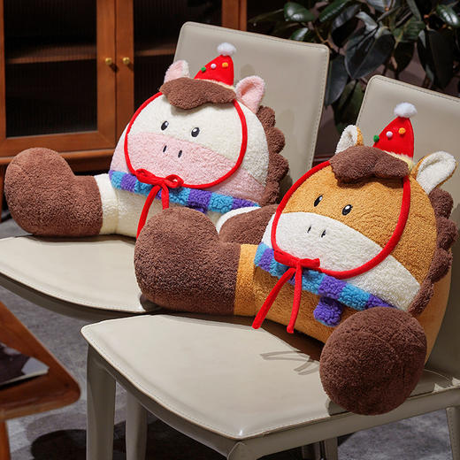 自然醒幸运小马大脚拥抱式腰靠QYL 商品图13