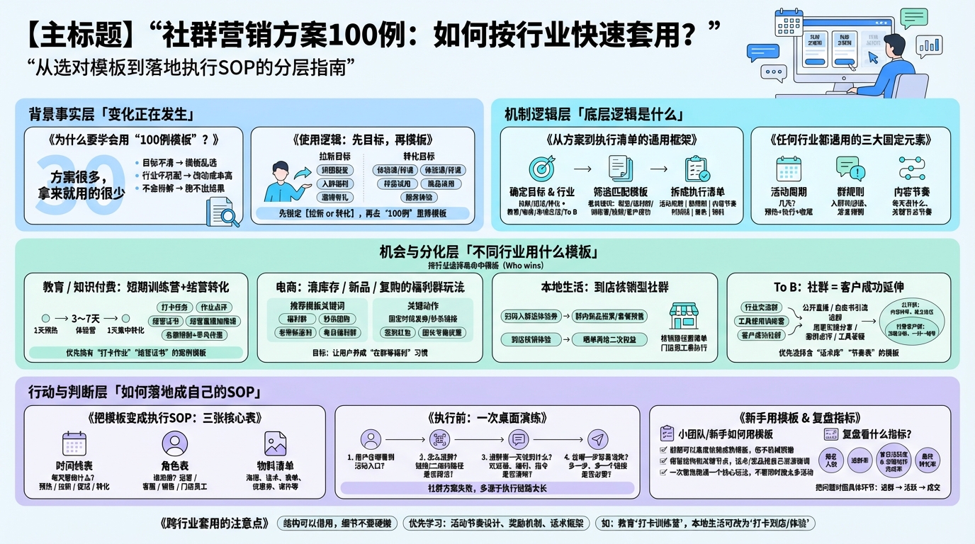 一、怎么从“100例”里快速找到适合自己的方案？