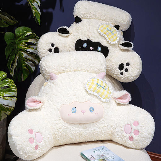 自然醒绵绵羊床头拥抱式腰靠QYL 商品图14