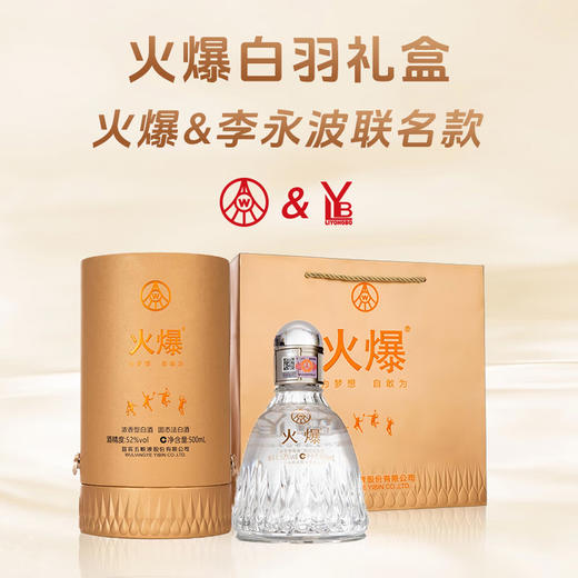 52度五粮液 火爆羽毛球500ml 单瓶 商品图4