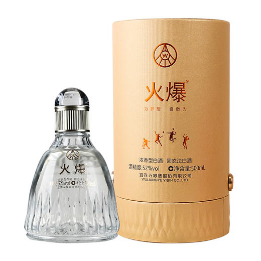 52度五粮液 火爆羽毛球500ml 单瓶 商品图0