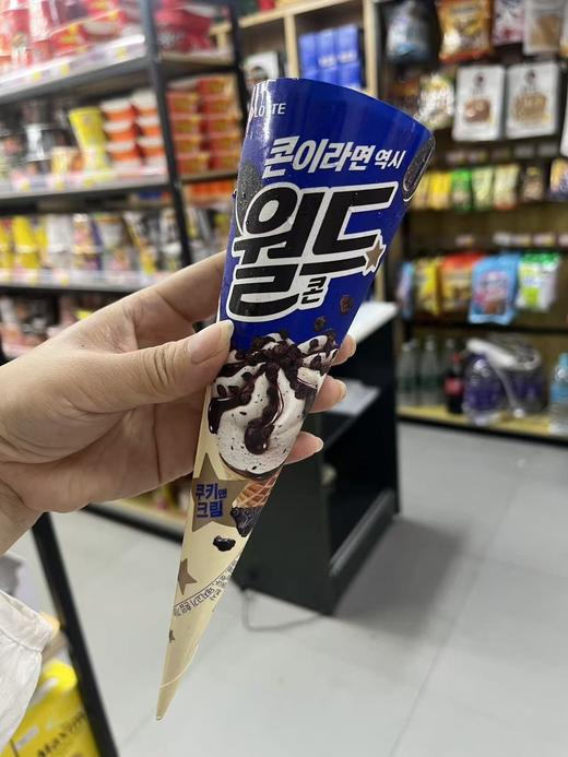 乐天曲奇味世界甜筒冰激凌160ml월드콘 商品图1