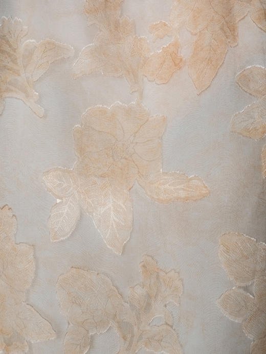 盛唐牡丹 | 浅香槟色真丝绡女裙 商品图2