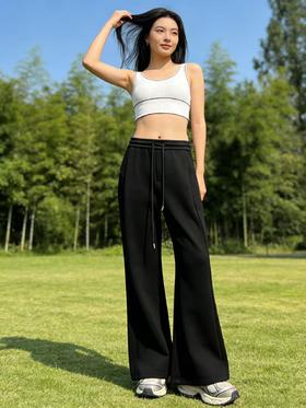 云感奶芙裤【自营】 超显身材3325松紧腰女神裤微喇裤休闲裤 -喜出