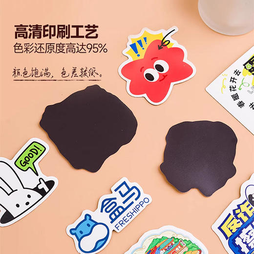 美国 卡通磁吸冰箱贴 个性创意装饰 高级感软性磁片 贴片 商品图7