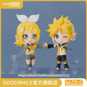 【GSC现货】粘土人 镜音铃 2.0/镜音连 2.0 Character Vocal系列02 镜音铃·连