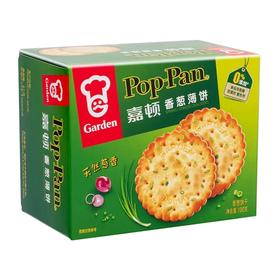 【嘉顿】香葱薄饼干 100g | 咸香薄脆·一口回香 | 宿舍解馋·加班能量