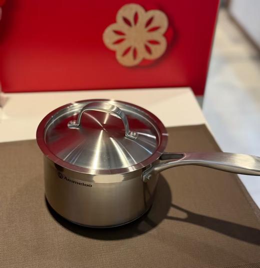 【阿路弗伦专柜】加州阳光不绣钢奶锅16CM/汤锅20CM 商品图0