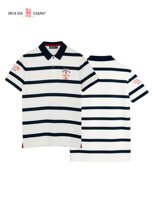 男装26春夏新品反领POLO条纹短袖2294-88019 商品图2