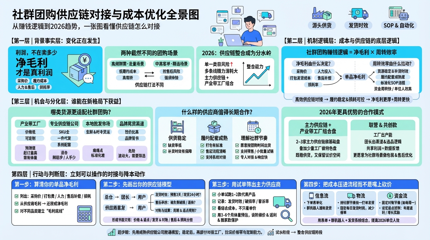 一、先算清账：你的社群团购到底靠什么赚钱？