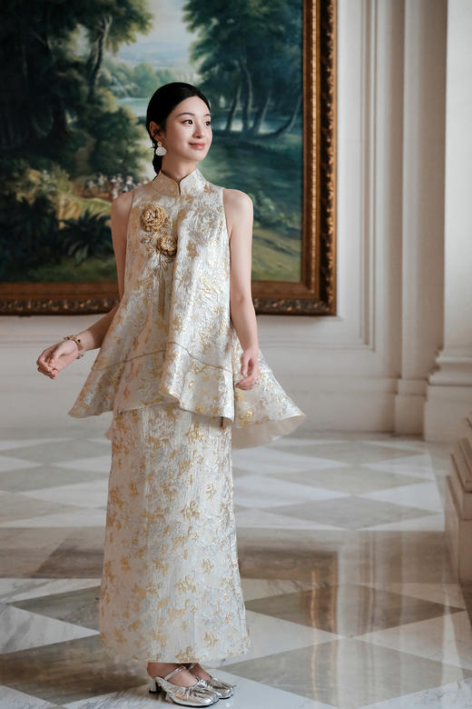 廷前观棠 | 金阙谣上衣 商品图6