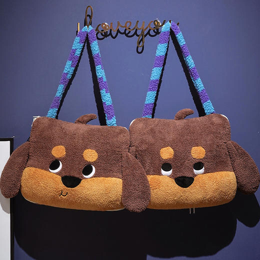 自然醒腊肠狗手提式抱枕被QYL 商品图8