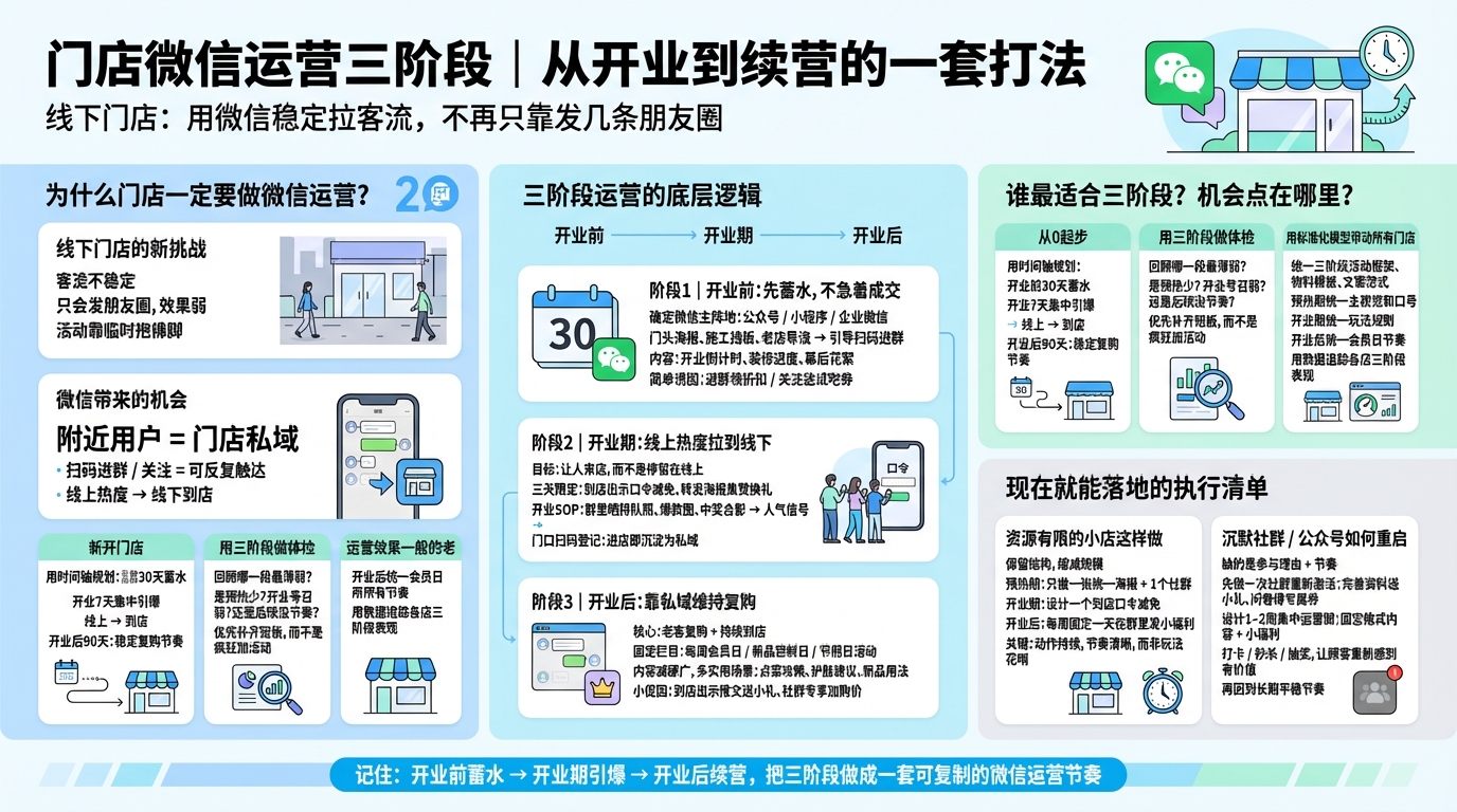 开业前：微信预热如何布局？