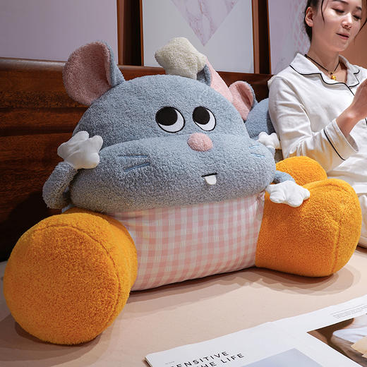 自然醒大厨芝士鼠大脚拥抱式腰靠QYL 商品图9