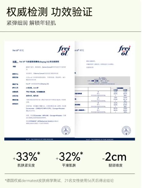 德国freiol福来匀体紧致身体油运动塑身按摩精华油保湿补水身体乳 商品图1