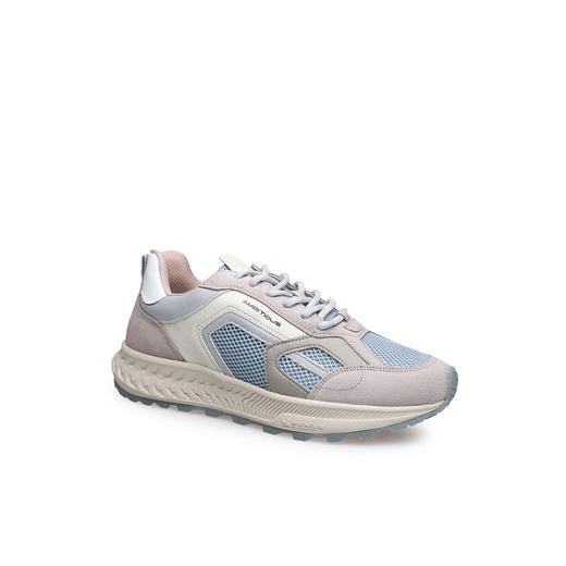 豪麟名鞋AMBITIOUS男鞋时尚休闲鞋牛皮革+织物13393T灰色 商品图0