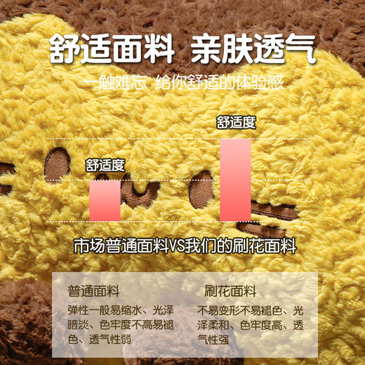 自然醒月牙布丁猫刷花大靠背QYL 商品图3