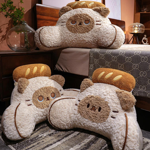 自然醒面包歪耳暹罗猫拥抱式腰靠QYL 商品图12