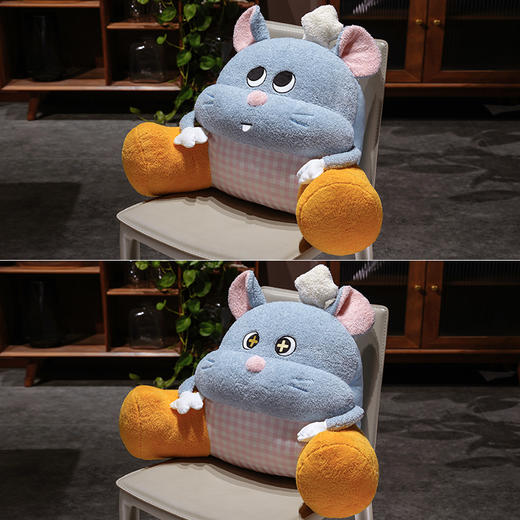 自然醒大厨芝士鼠大脚拥抱式腰靠QYL 商品图4