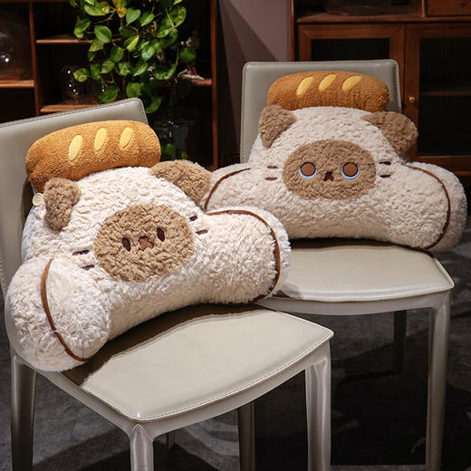 自然醒面包歪耳暹罗猫拥抱式腰靠QYL 商品图7