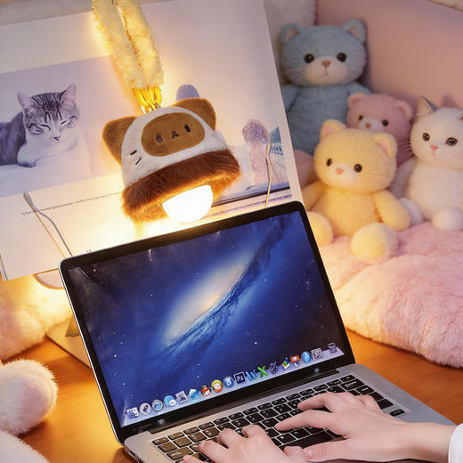 自然醒歪耳暹罗猫挂扣小夜灯QYL 商品图8