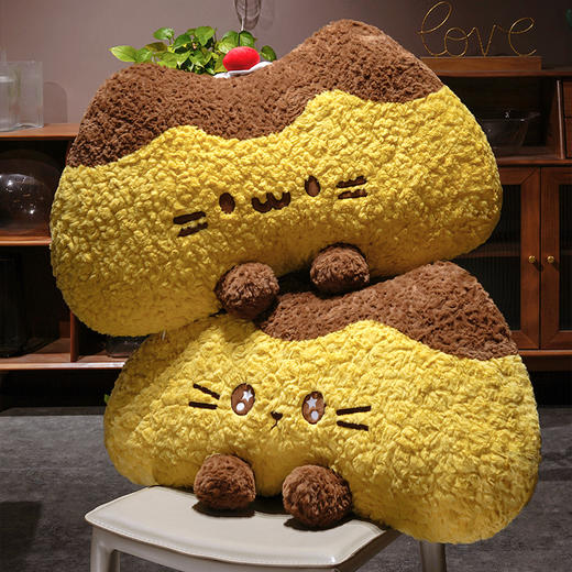 自然醒月牙布丁猫刷花大靠背QYL 商品图10