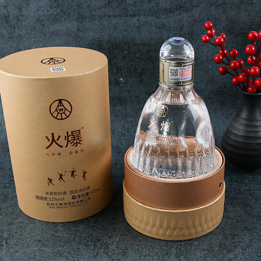 52度五粮液 火爆羽毛球500ml 单瓶 商品图5