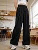 【自营】2609 韩系百搭不挑人压皱面料松紧腰休闲裤-喜出 商品缩略图5