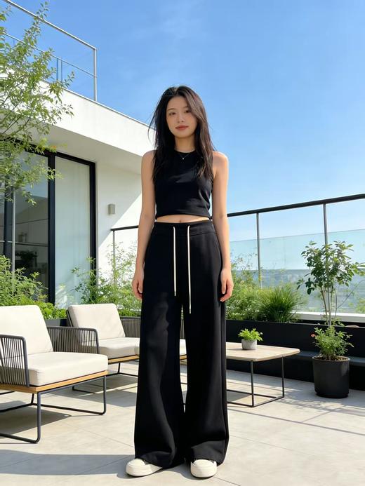 云朵贝尔棉【自营】“云朵奶芙”露露裤  M13堪称面料界的“软黄金”直筒裤松紧腰休闲裤 -喜出 商品图5