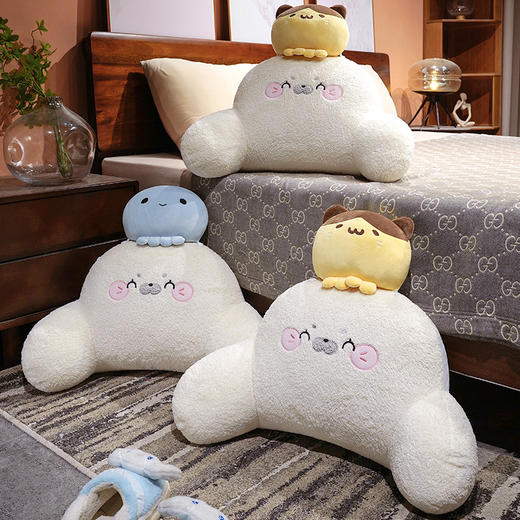 自然醒团子海豹小伙伴拥抱式腰靠QYL 商品图9