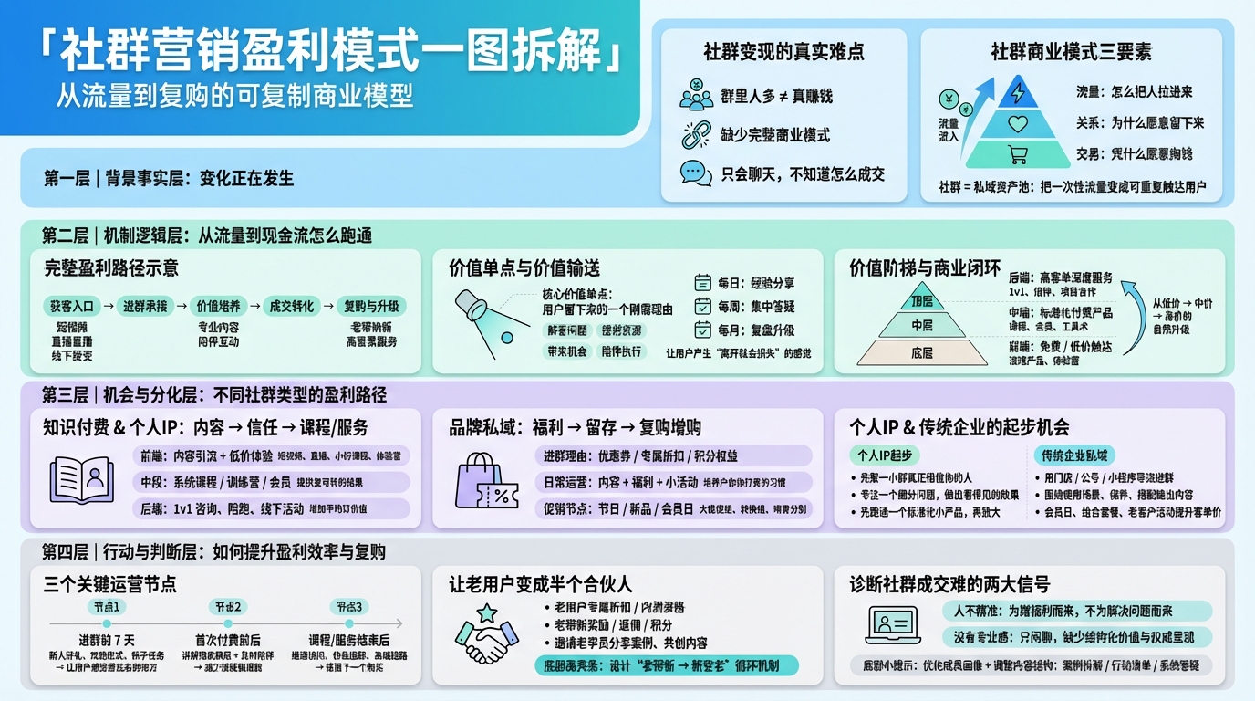 社群商业模式的底层结构是什么？