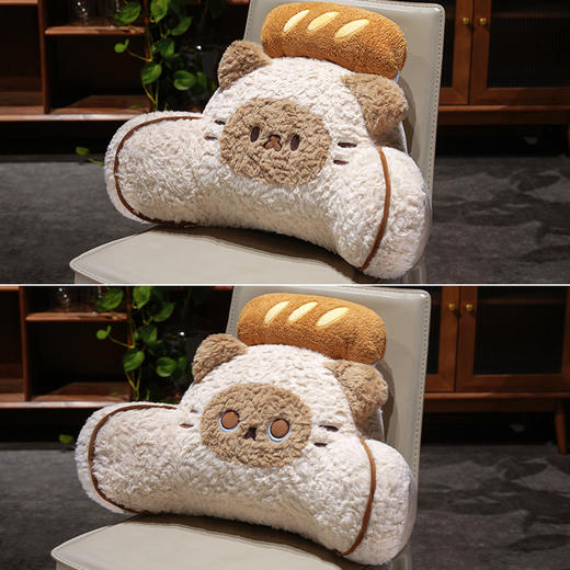 自然醒面包歪耳暹罗猫拥抱式腰靠QYL 商品图4