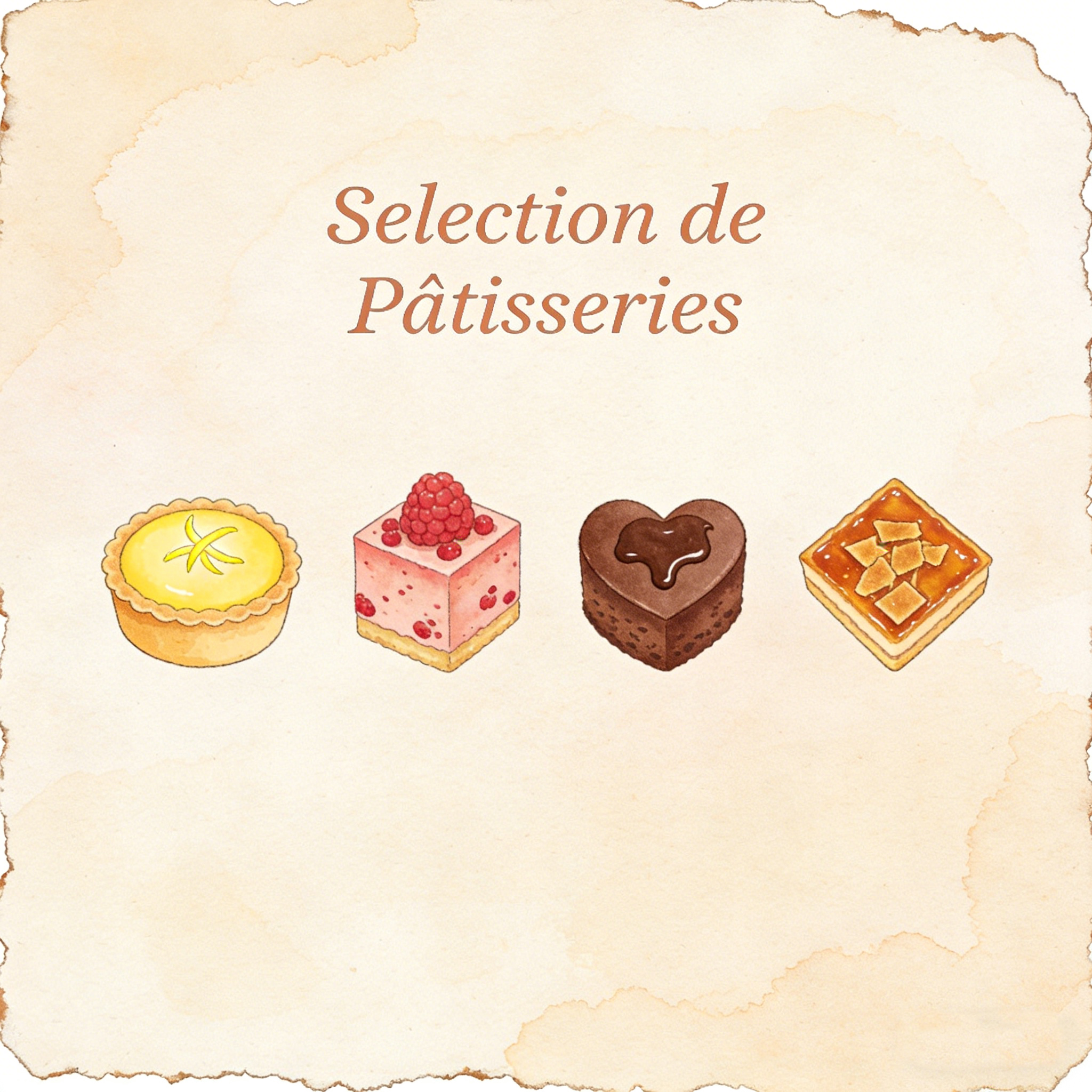 Sélection de Pâtisseries主厨精选