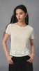 LS竹纤维莱赛尔亚麻简约女半袖6047 商品缩略图0