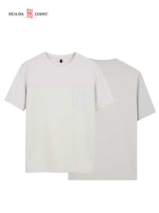 男装26春夏新品圆领左胸袋短袖T恤2219-GA5705 商品图2