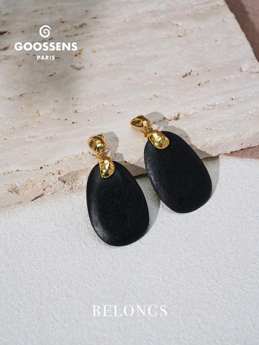 北京仓｜Goossens Paris-SOLSTICE-至日 金色 黑色 耳夹［法国设计师］ 商品图1