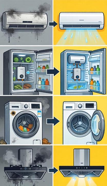 油烟机，空调、洗衣机、冰箱特惠清洗超划算NB 商品图8